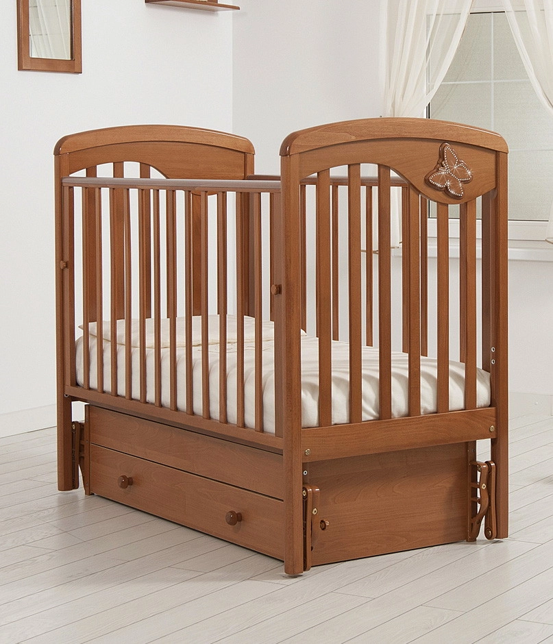 Детская кроватка Gandilyan (Гандылян) Джулия маятник Махагон idlq6nosznuckbxcq8oggscc7wuedf3s