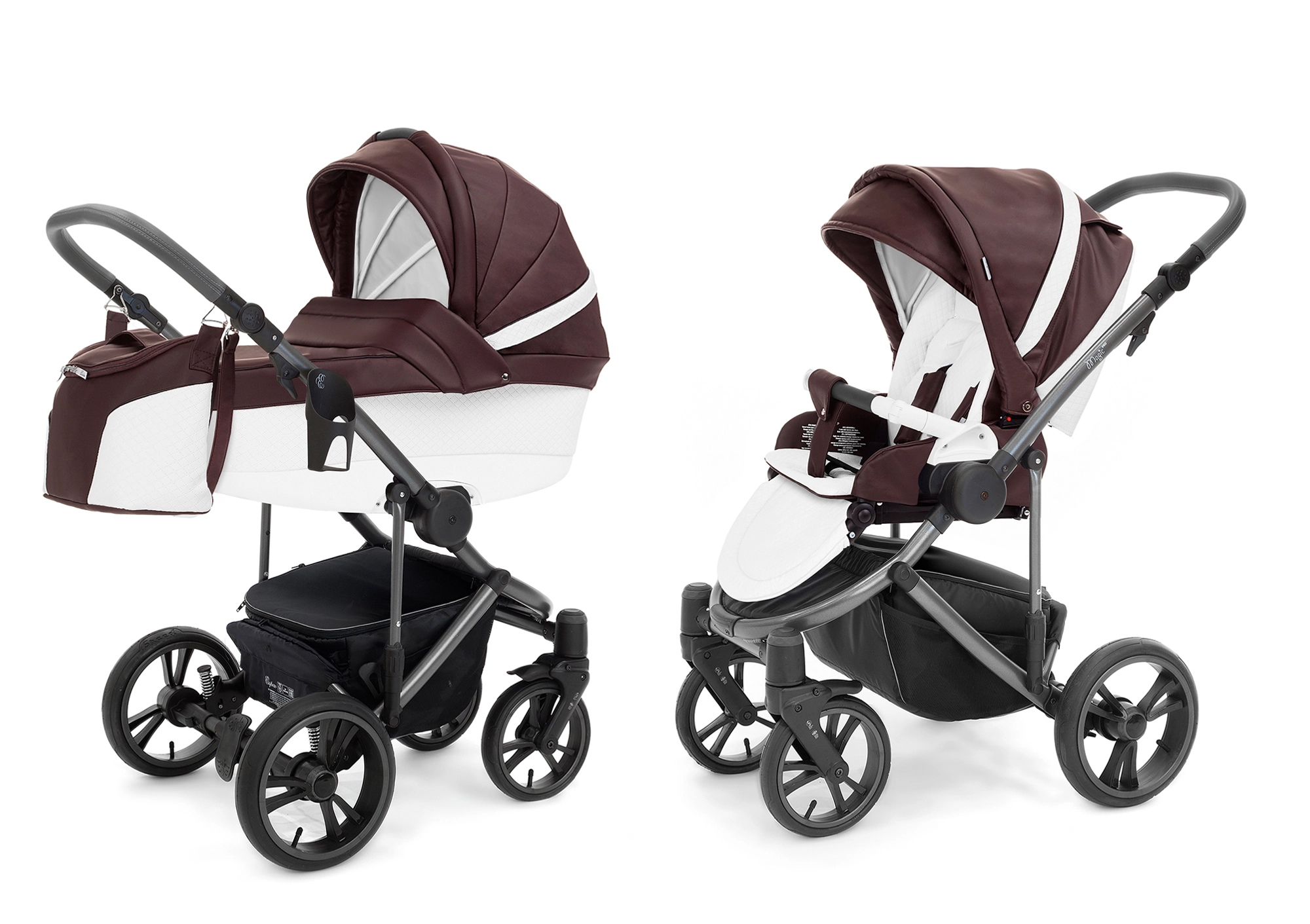 Коляска 2 в 1 Esspero Grand Magic Pro (шасси Graphite) Nappa Brown c1a96e7686b309c92ab96a2f212feaf8