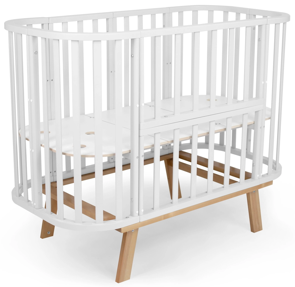 Детская кроватка Sweet Baby Barocco New с маятником Белый/Натуральный 20quhawmx00ybg7g68qg08yis2nd0c5w