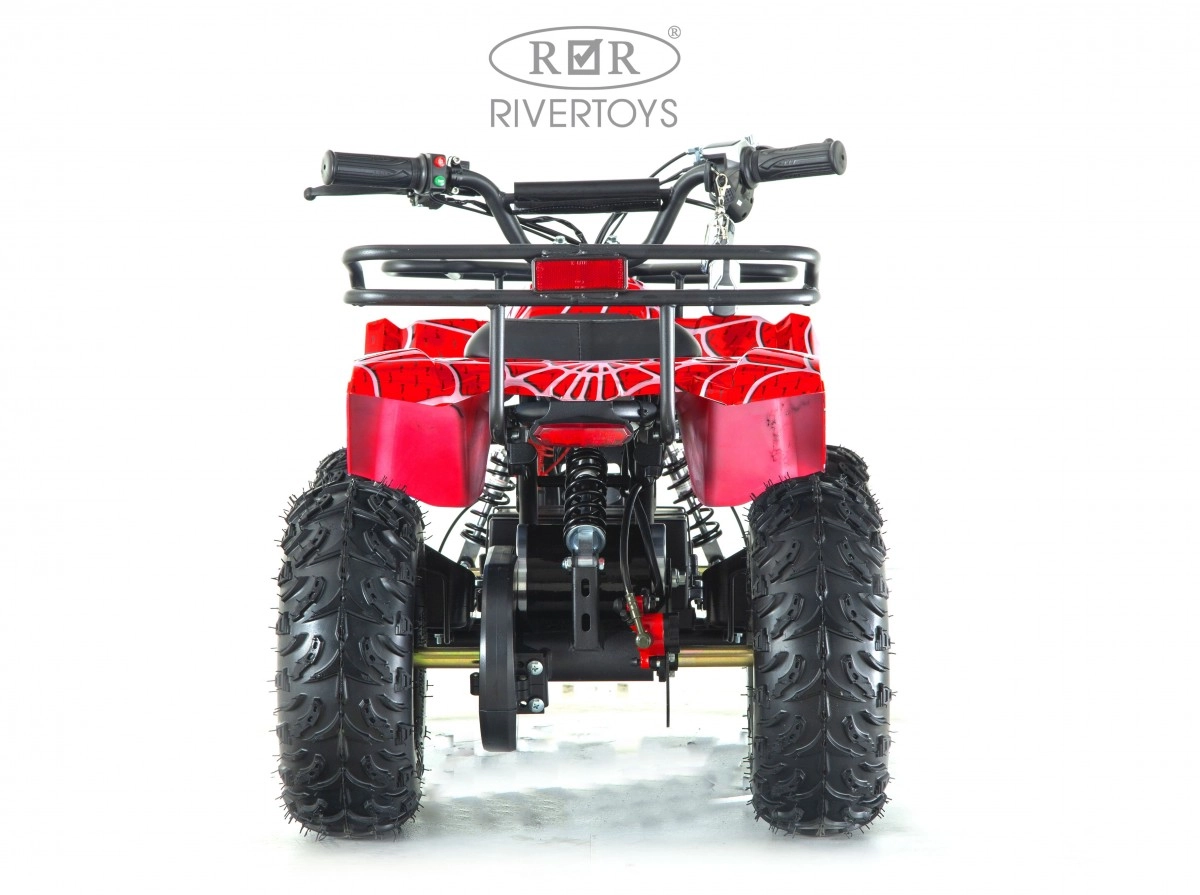 Детский электроквадроцикл RiverToys TIKI LUX красный спайдер 5okdc9smrmtvariq14v42de5qvjeq0av