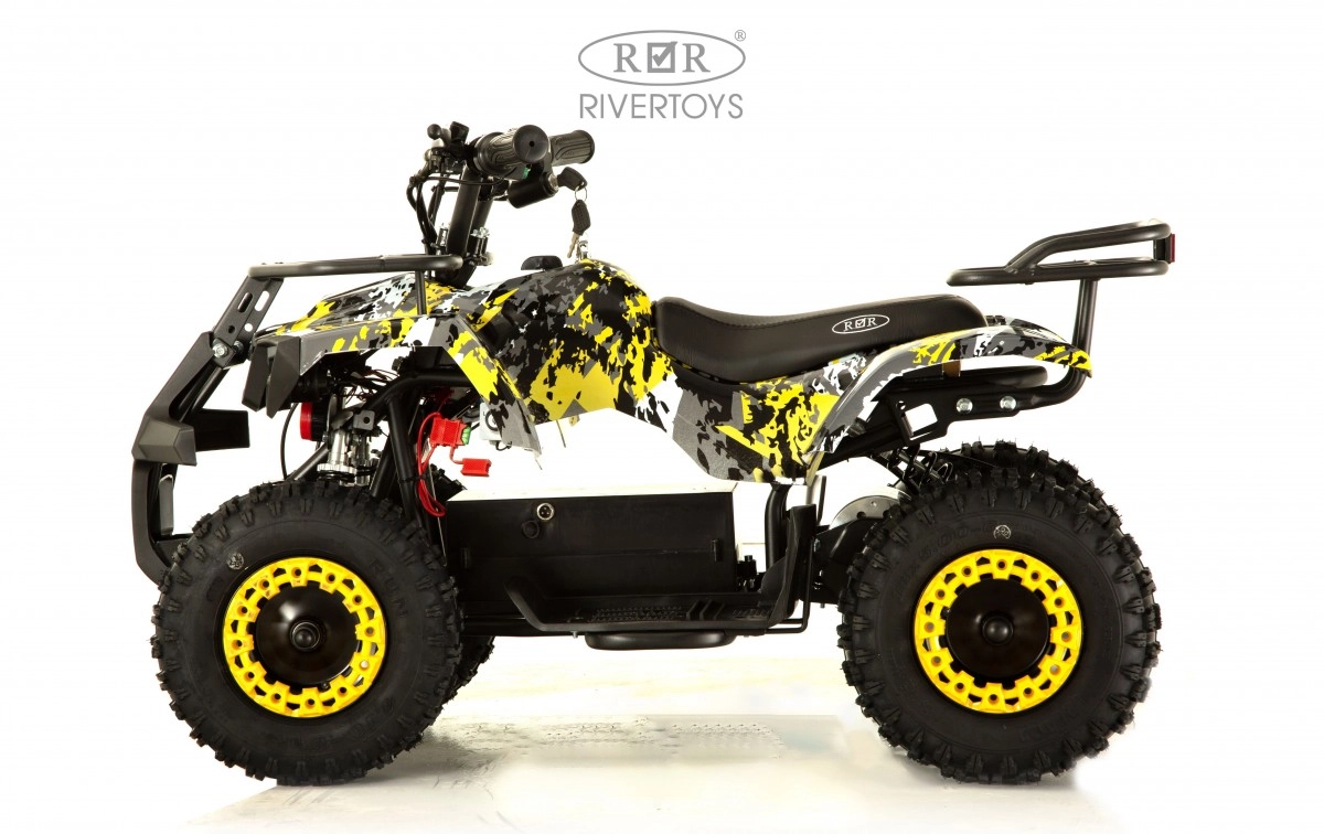 Детский электроквадроцикл RiverToys TIKI желтый спешл z1yzkmew3a4m9ktfe3c4iezsea08x6an