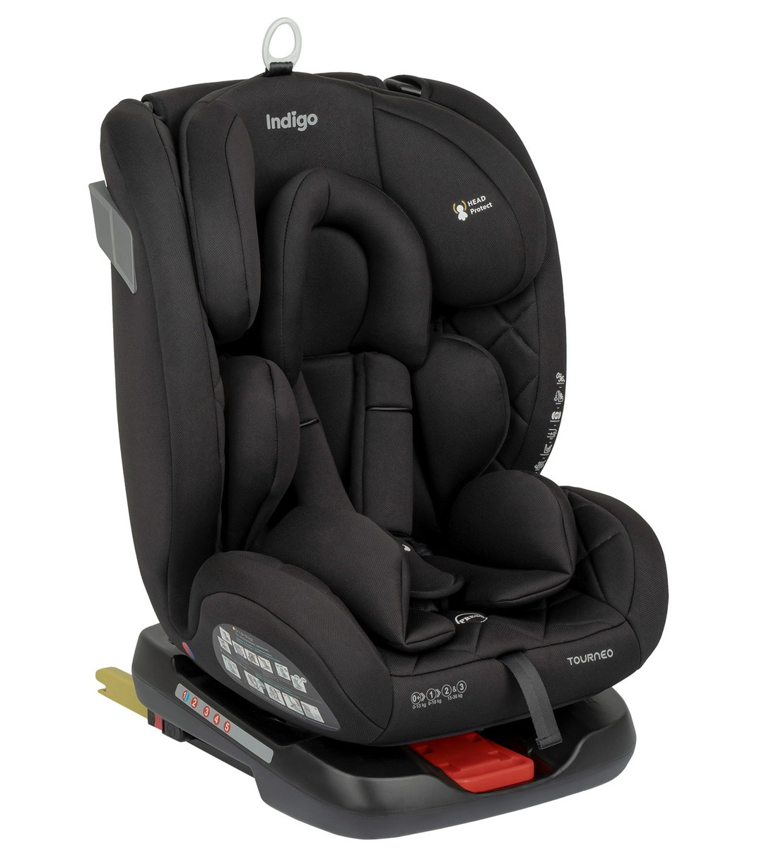 Автокресло Indigo TOURNEO ISOFIX черный llx5s7ud4ig0qzswatju9bijxg414wqc