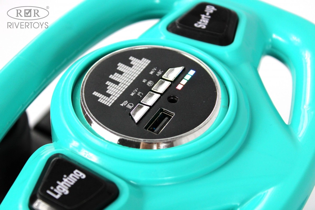 Детский электромобиль RiverToys K008AM синий v8k9l4pmz8lohoow7w2p1n5132b8tnut