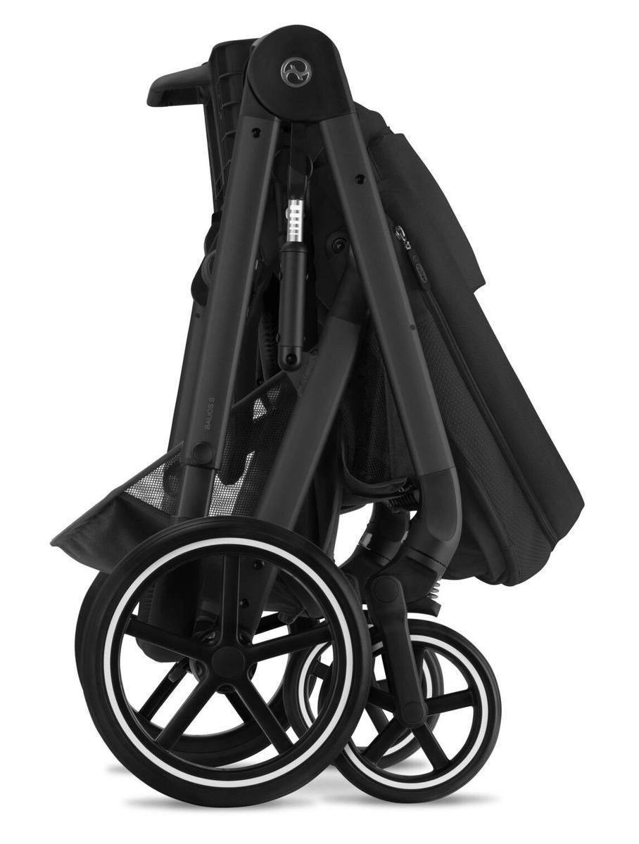 Прогулочная коляска Cybex Balios S Lux BLK Moon Black с дождевиком 1uv0m19tw8pp57sx12qeft4f7a0vigyx