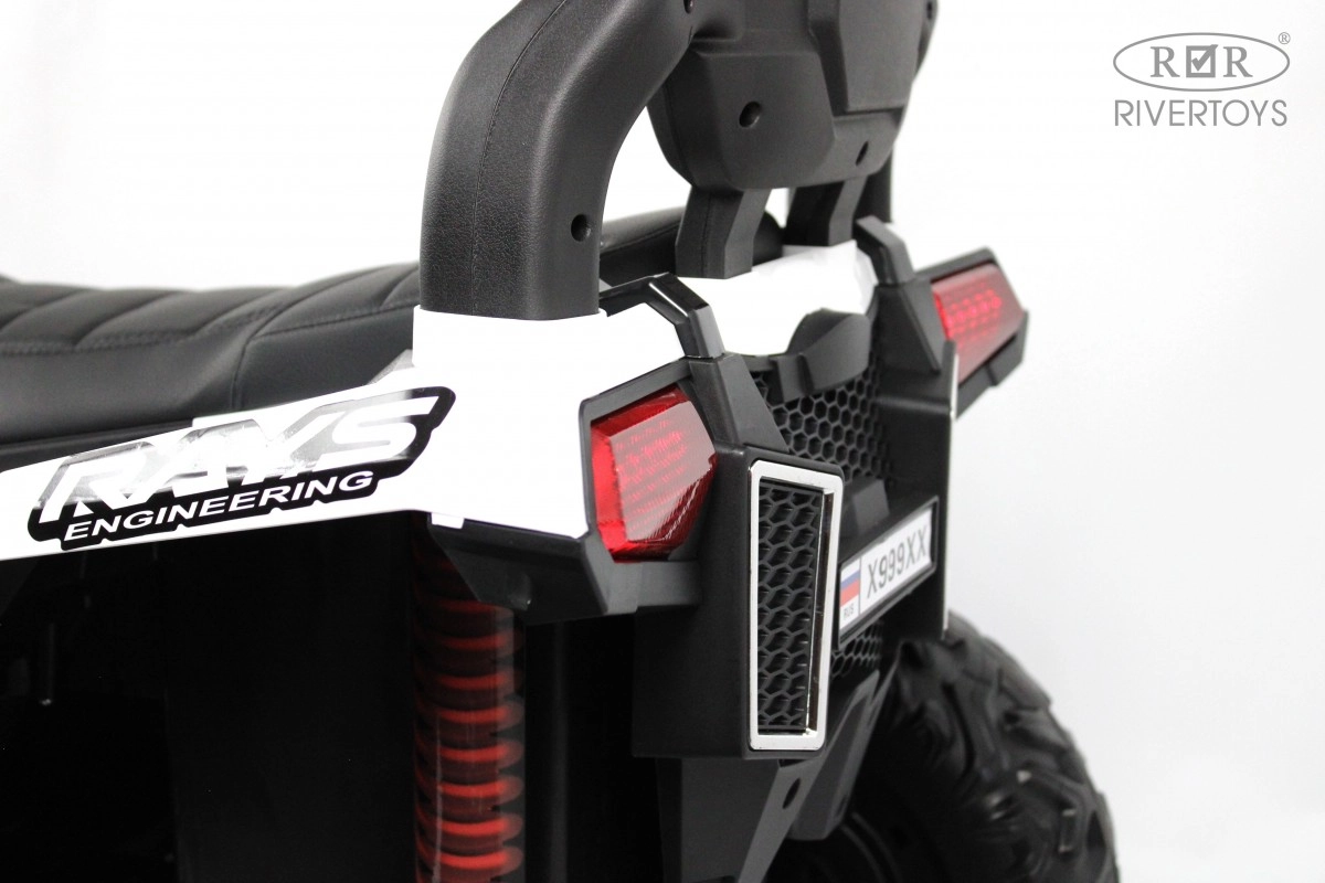Детский электромобиль RiverToys X999XX белый 1s1kwcn4kzgdvypmyc8k1z6ql3gozpq9