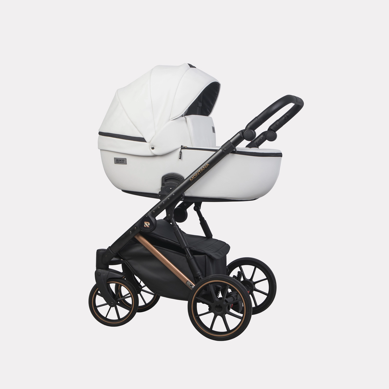 Коляска 2 в 1 RIKO BASIC MONTANA PREMIUM Copper/11 White (белый) 108134886-kolyaska-2-v-1-riko-basic-montana-premium-copper11-white-belii