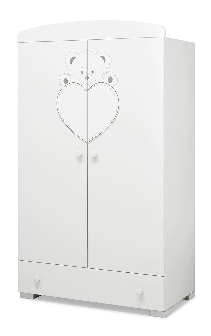 Шкаф двустворчатый Erbesi Cucciolo White (белый) f3c0c60fa9a3e39abf75965606863f26