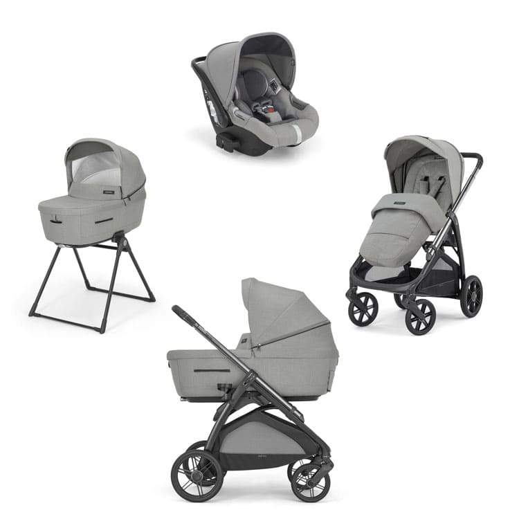 Коляска 3 в 1 Inglesina Aptica с подставкой под люльку Stand Up New Satin Grey 1f51022685ecb1c1275eccbd6fd869a9