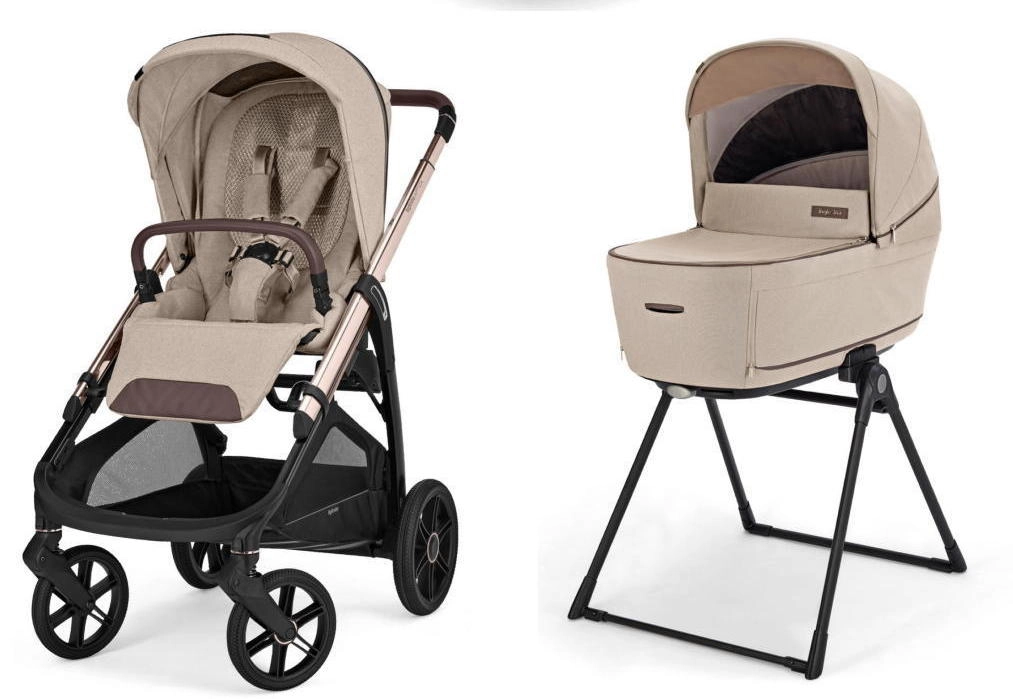 Коляска 2 в 1 Inglesina Aptica 2025 с подставкой под люльку Stand Up New (Pashmina Beige)