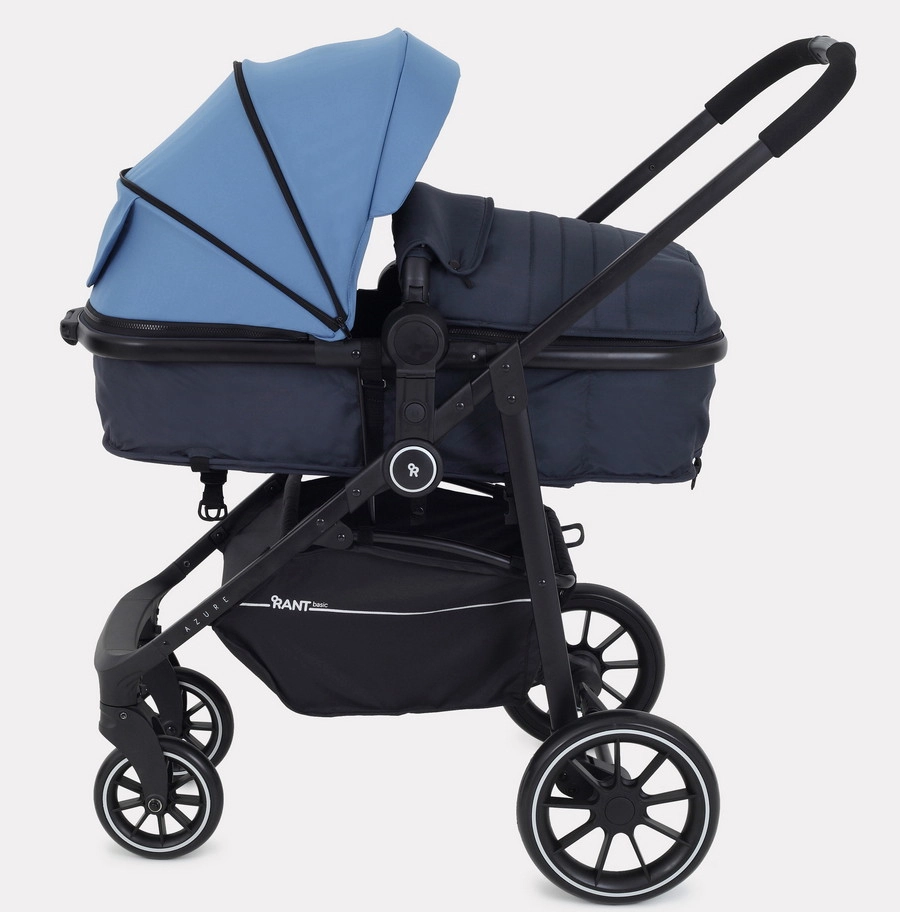 Детская коляска трансформер Rant basic Azure Blue jxze28b9sztpfv1pgmczzrob7kiigvds