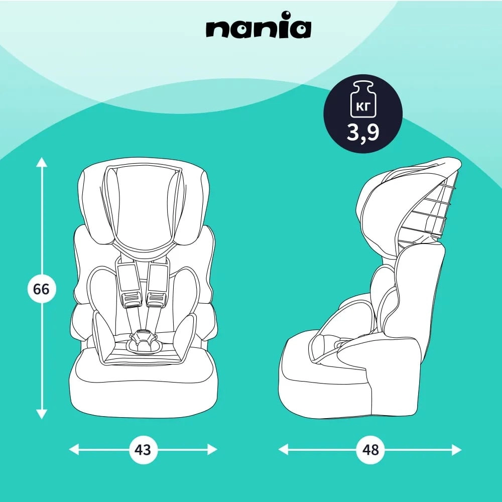 Автокресло Nania Beline Access Grey a9y7y8nyqcq3cajrw21zfxz5pnsu1f40