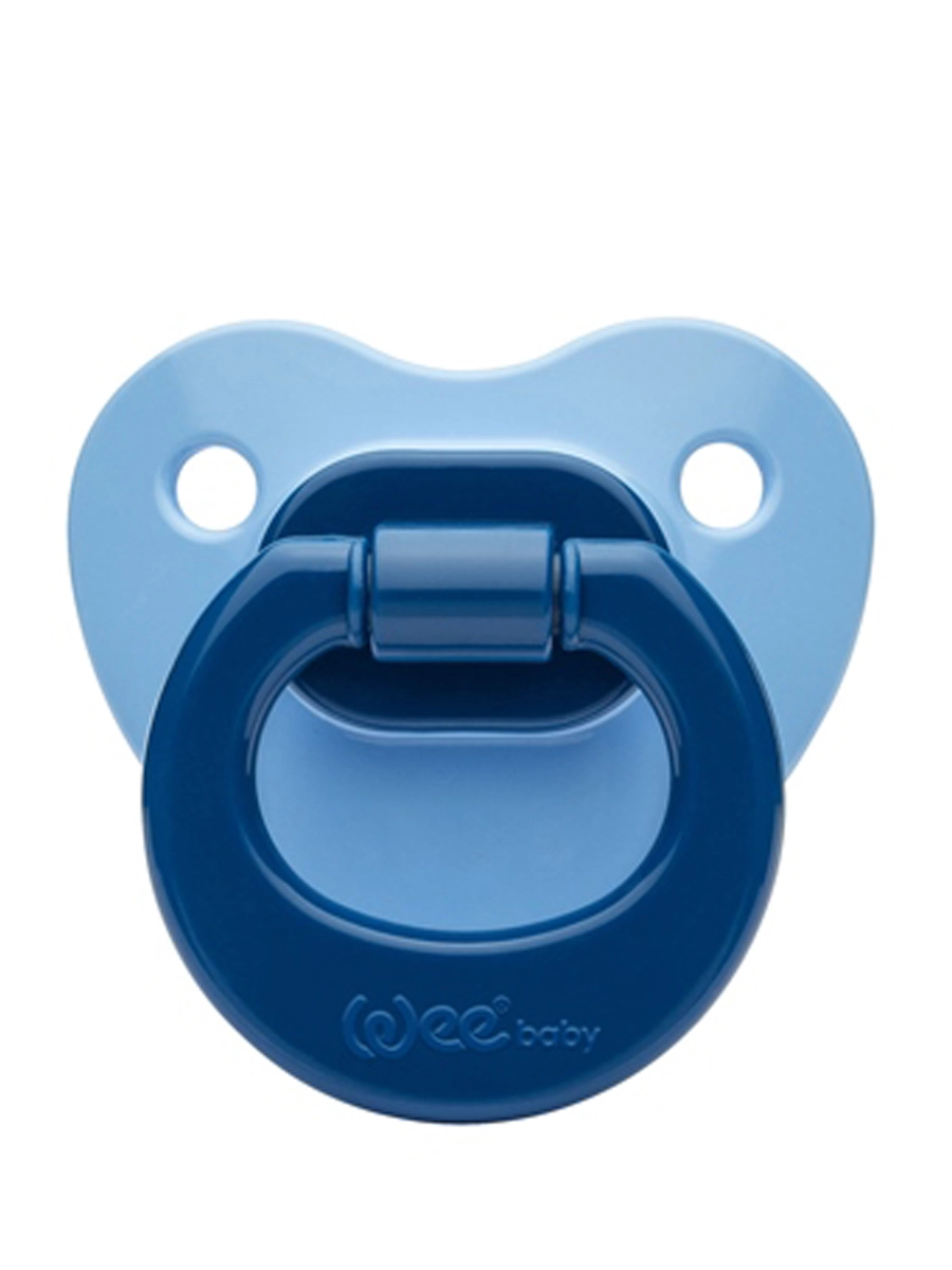 Ортодонтическая соска-пустышка WeeBaby матовая, с 6 месяцев синий 108126219-ortodonticheskaya-soska-pustishka-weebaby-matovaya-s-6-mesyacev-sinii