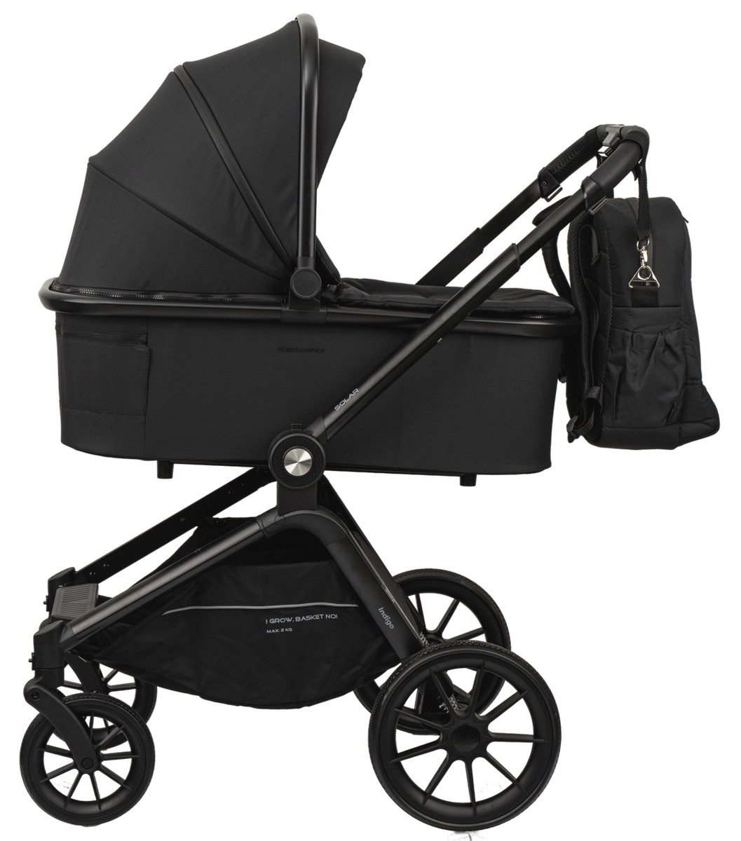 Детская коляска Indigo Solar 2 в 1 черный y7qt1ruvc7rir2ta8x726cev0kgzq4o0
