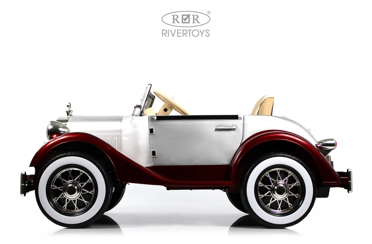 Детский электромобиль RiverToys X005XX красно-серебристый thl7fqpdbrioaidj2k4xuz1thobgh1ko
