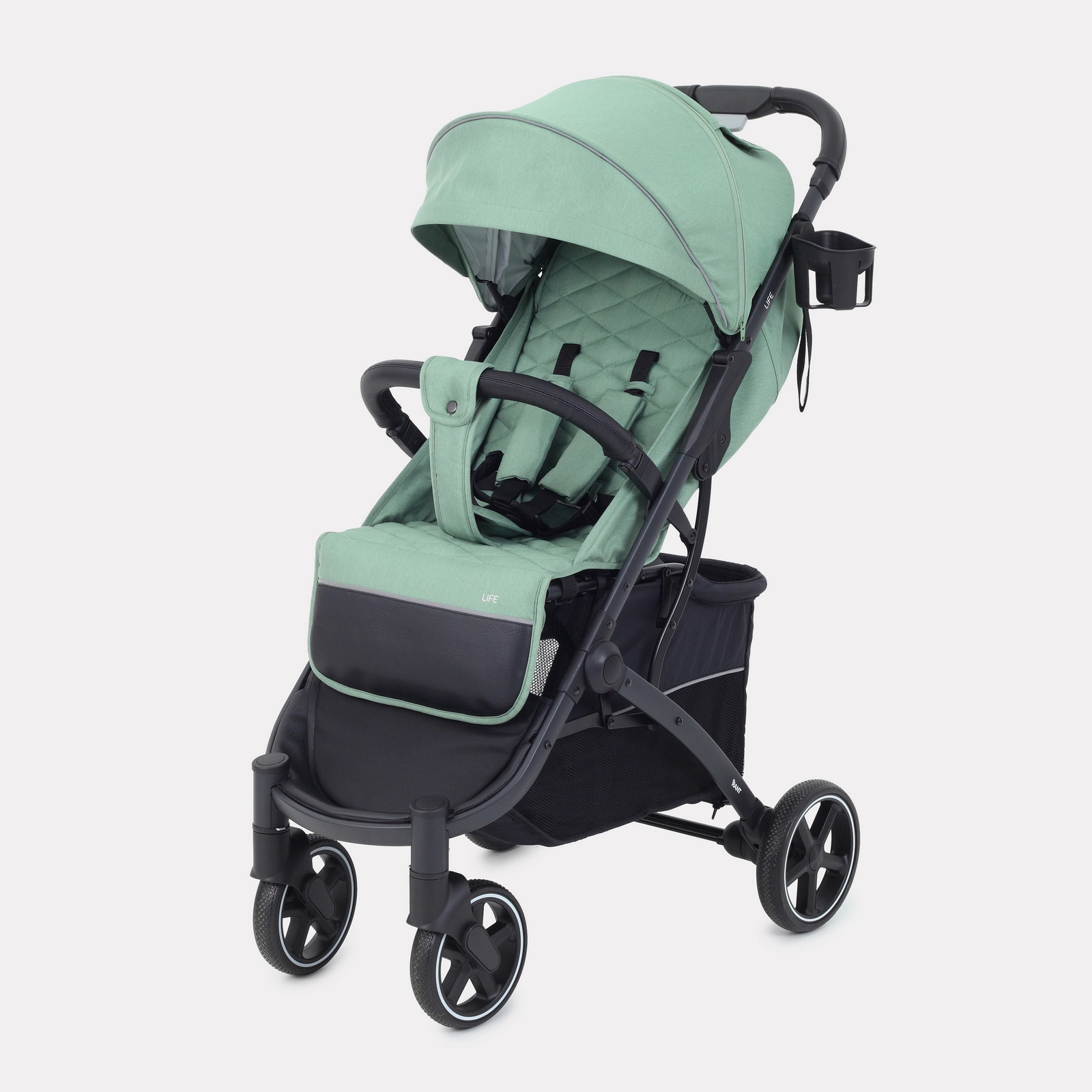 Прогулочная коляска RANT LIFE Green 108134809-progulochnaya-kolyaska-rant-life-green