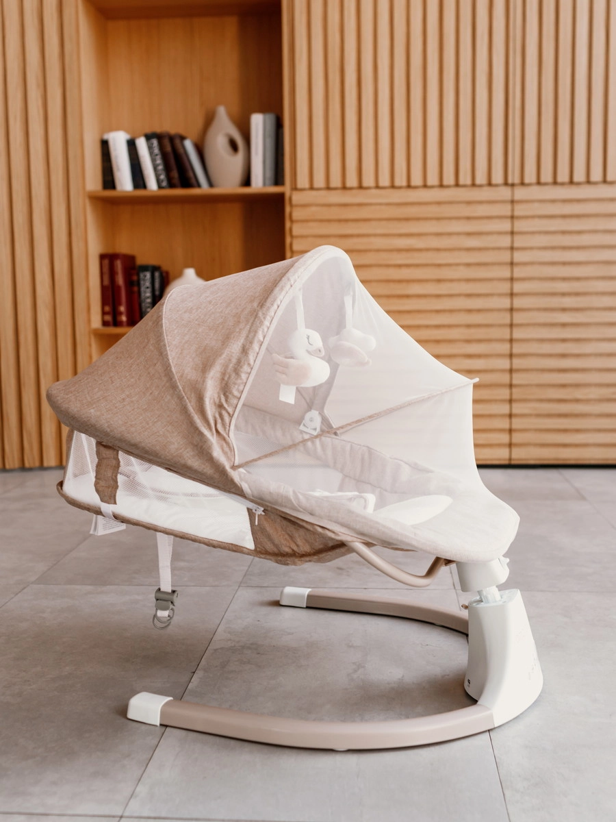 Детские электрокачели AmaroBaby Lucky Swing бежевый jew34noam7yjo0xysiehbt3b7mvl7gpz