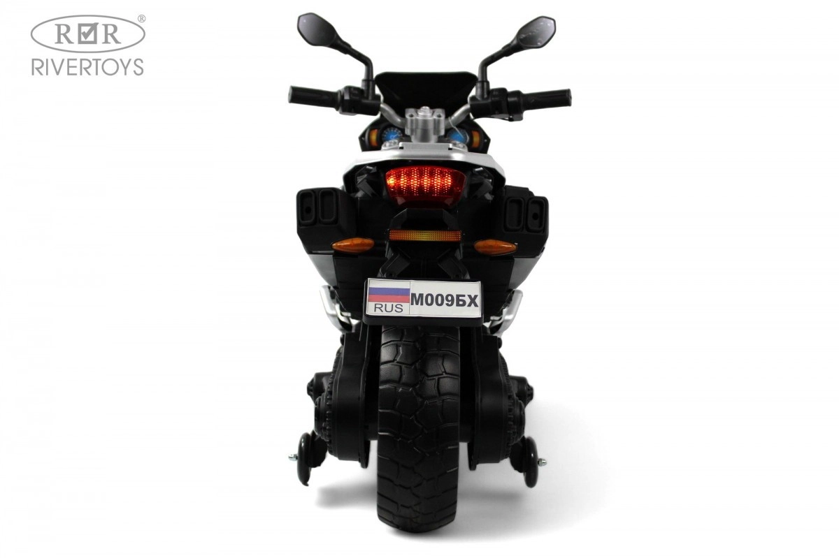 Детский электромотоцикл RiverToys М009БХ серый 0kq6efjdk3bp0fh2yd7io1hqtr5u3faa
