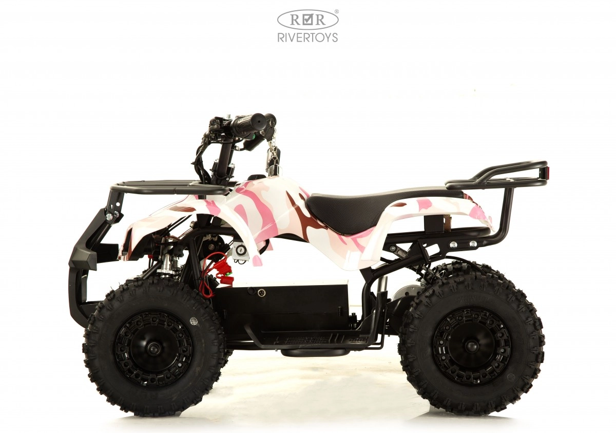 Детский электроквадроцикл RiverToys ANRI розовый камуфляж 7ptpvlm1m5i7ry11k29ls3364ghadu1n