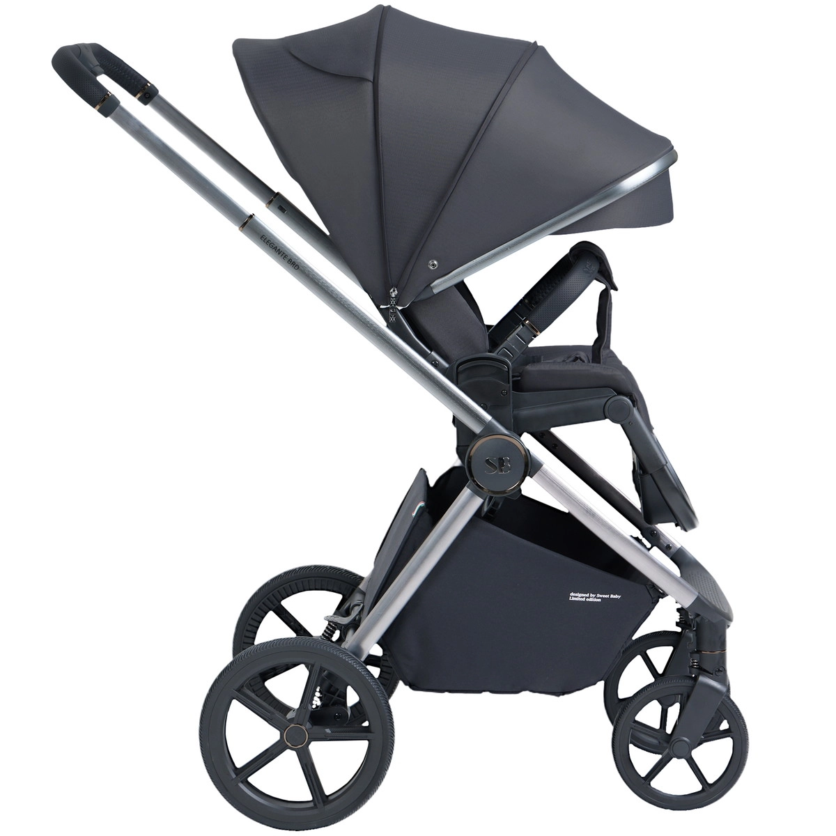 Прогулочная коляска Sweet Baby Elegante BRD Black m12hiy62ue7o0n3xbcssx30rxp98i6vg