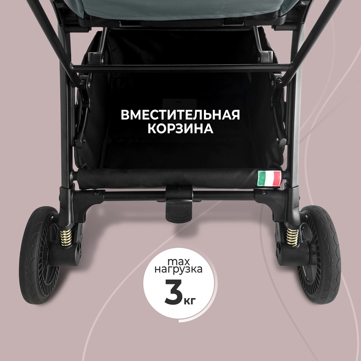 Прогулочная коляска Sweet Baby Colibri Green 8bjuct7gc58wuit9mncpkw3on7ep5cif