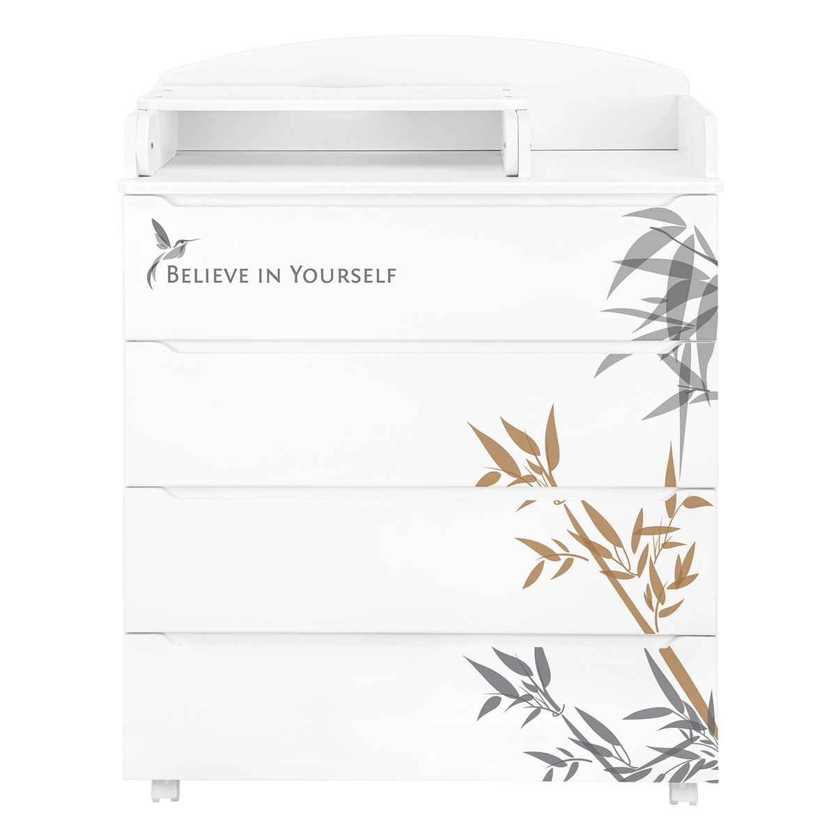 Комод Indigo Green Line с узким пеленальным столиком, ЛДСП, МДФ  Бамбук w92ylrsrnoxftr12wl38ua8clxxmmvap