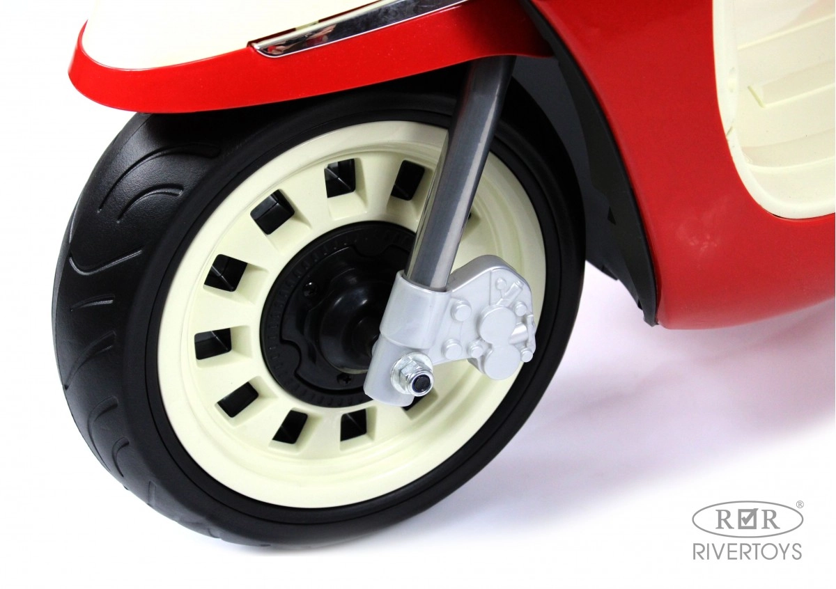 Детский электромотоцикл RiverToys Z222ZZ красный 770zm72izgbt29f5r5ul8n2846hevhdq