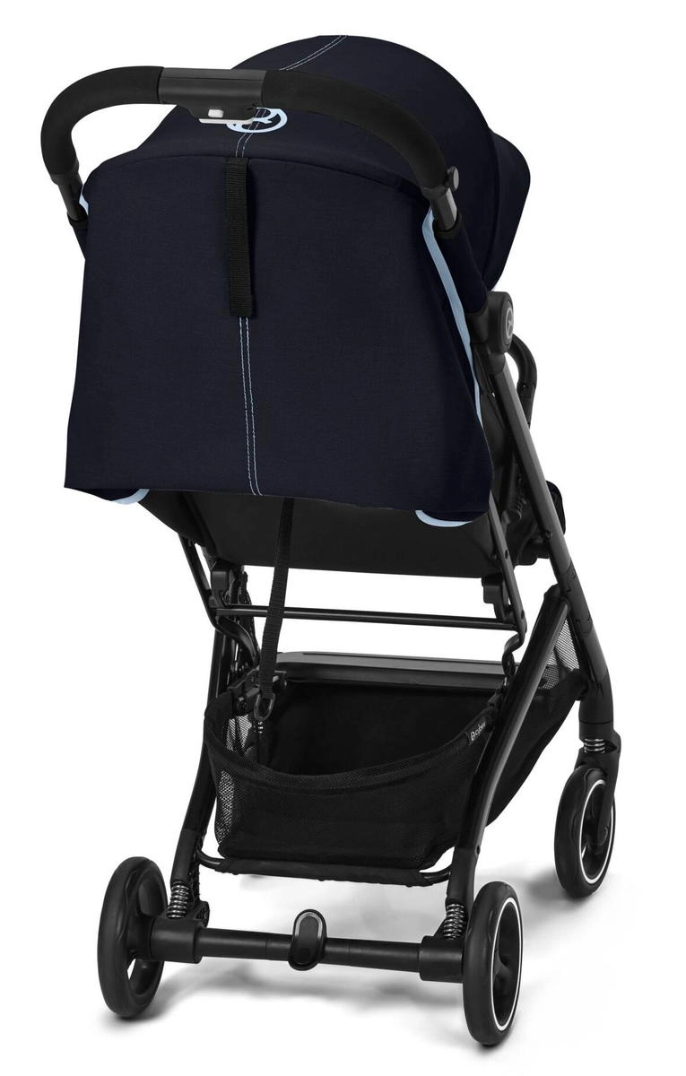 Прогулочная коляска Cybex Beezy Ocean Blue с дождевиком и бампером 8v8q8tb92ph6qzgdj6bk6dcr0v7puxho