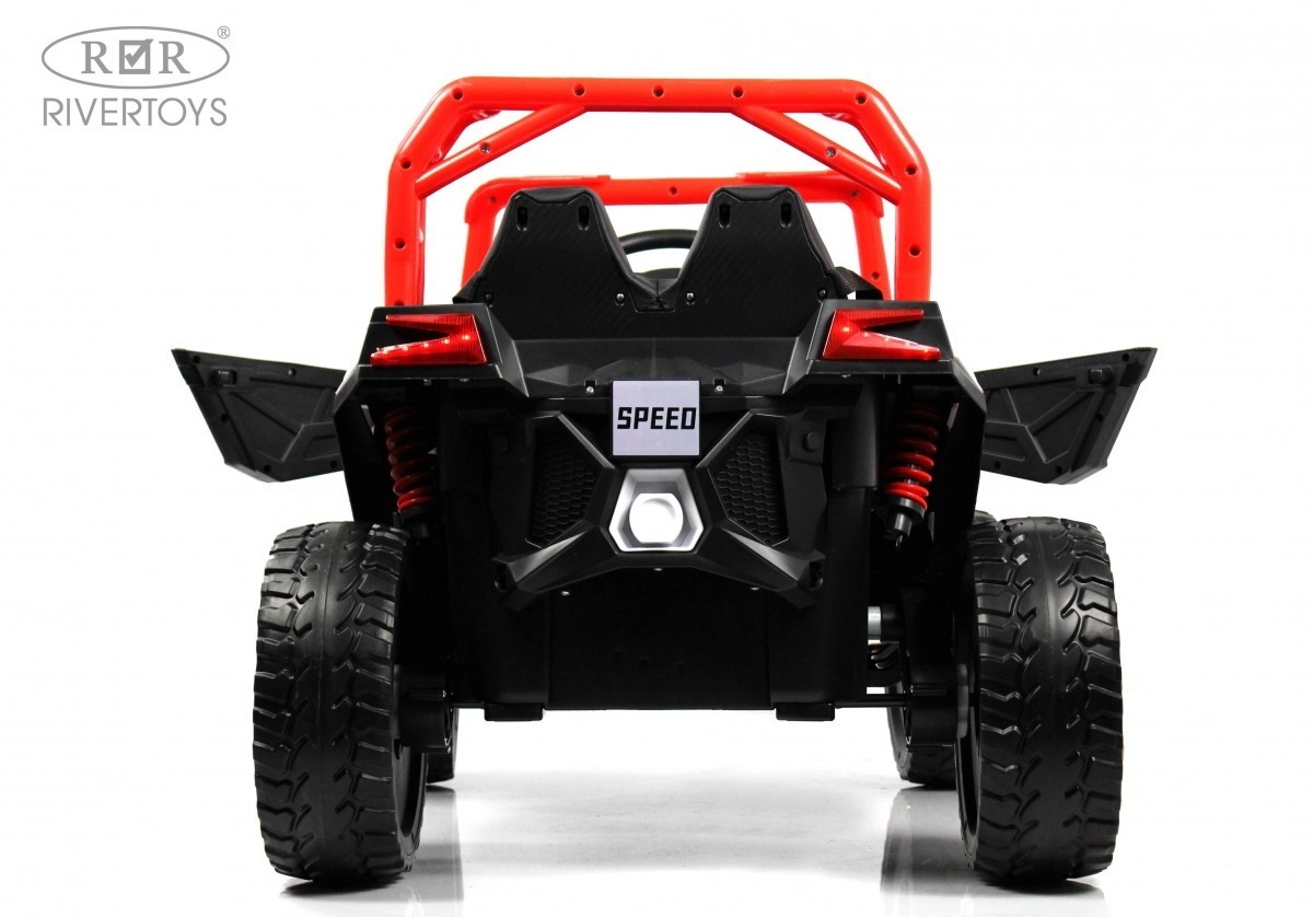 Детский электромобиль RiverToys F888FF-A 4WD красный 2adl2kaihmud20vnv9in9mn1323pxz2k