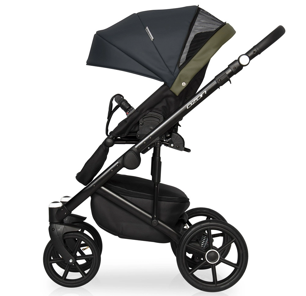 Коляска 2 в 1 RIKO BASIC OZON 02 черно-зеленый pr08g8o80ewzoksz79x1guiyqkhxxv5z
