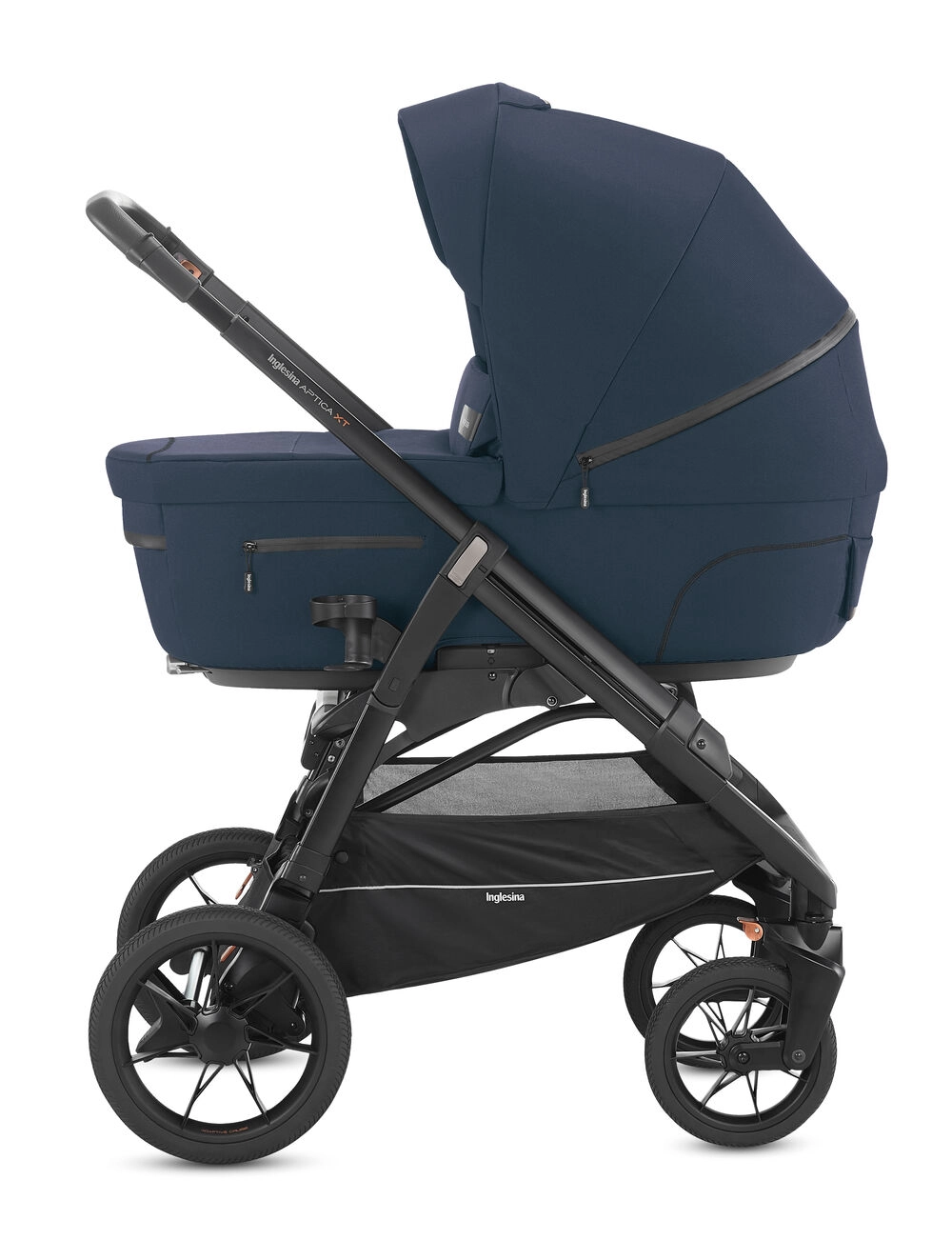 Коляска 3 в 1 Inglesina Aptica XT с подставкой под люльку Stand Up (Polar Blue)