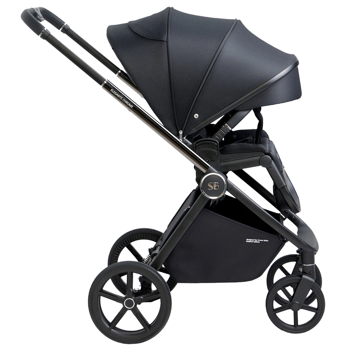 Прогулочная коляска Sweet Baby Elegante Chrome Black ndh7veaz7hpvn7q0nxzf7usaoppoewmx
