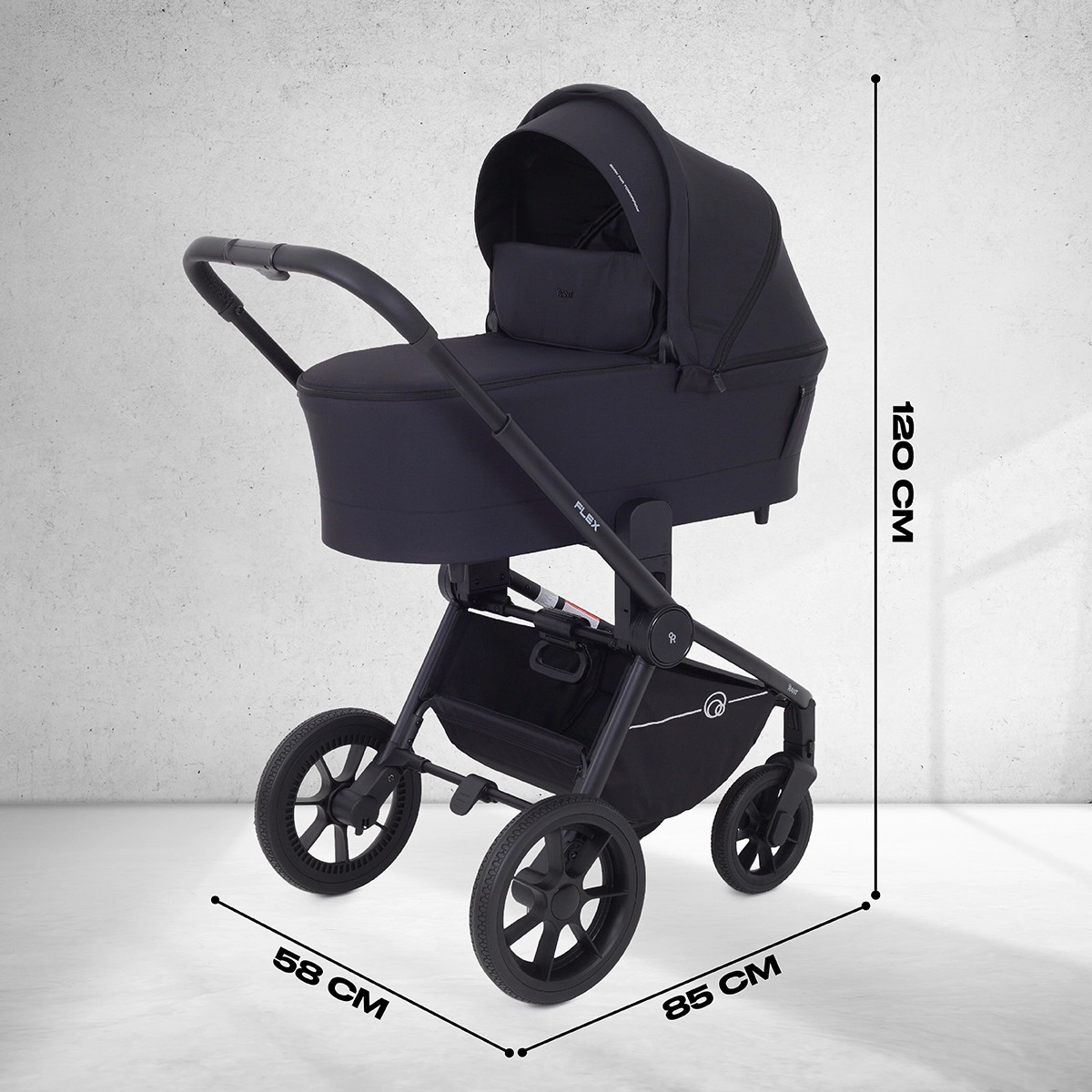 Детская коляска Rant Flex 2 в 1 RA076 Black 22dvsqzoms9p0k3nfsjm7th83fbhf0og