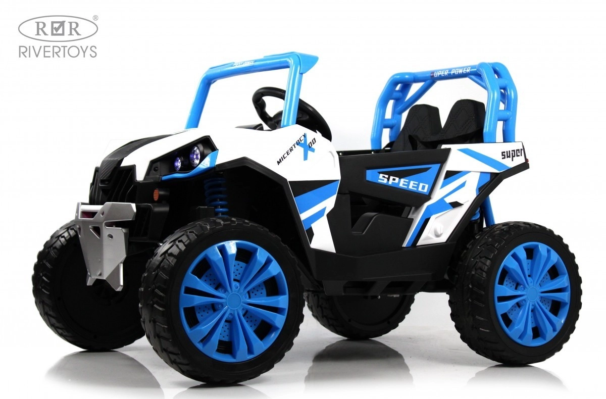 Детский электромобиль RiverToys F888FF 4WD синий tfd5nred8zeub7s3xo43u4smpggq5dha
