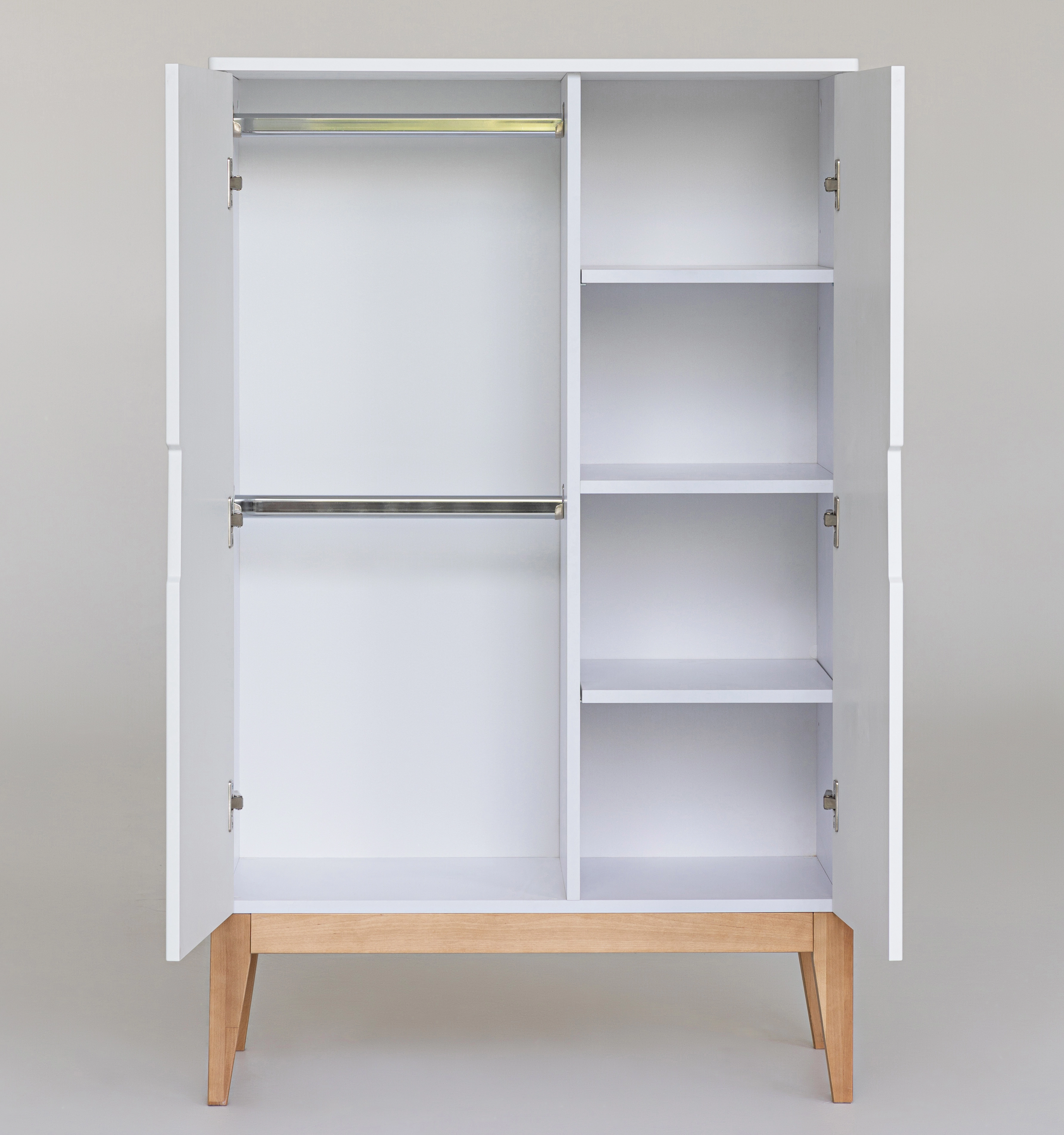 Шкаф Antemi Mia белый/дерево k368ckvp5w5c3p1cjto4xbabff6kw54w