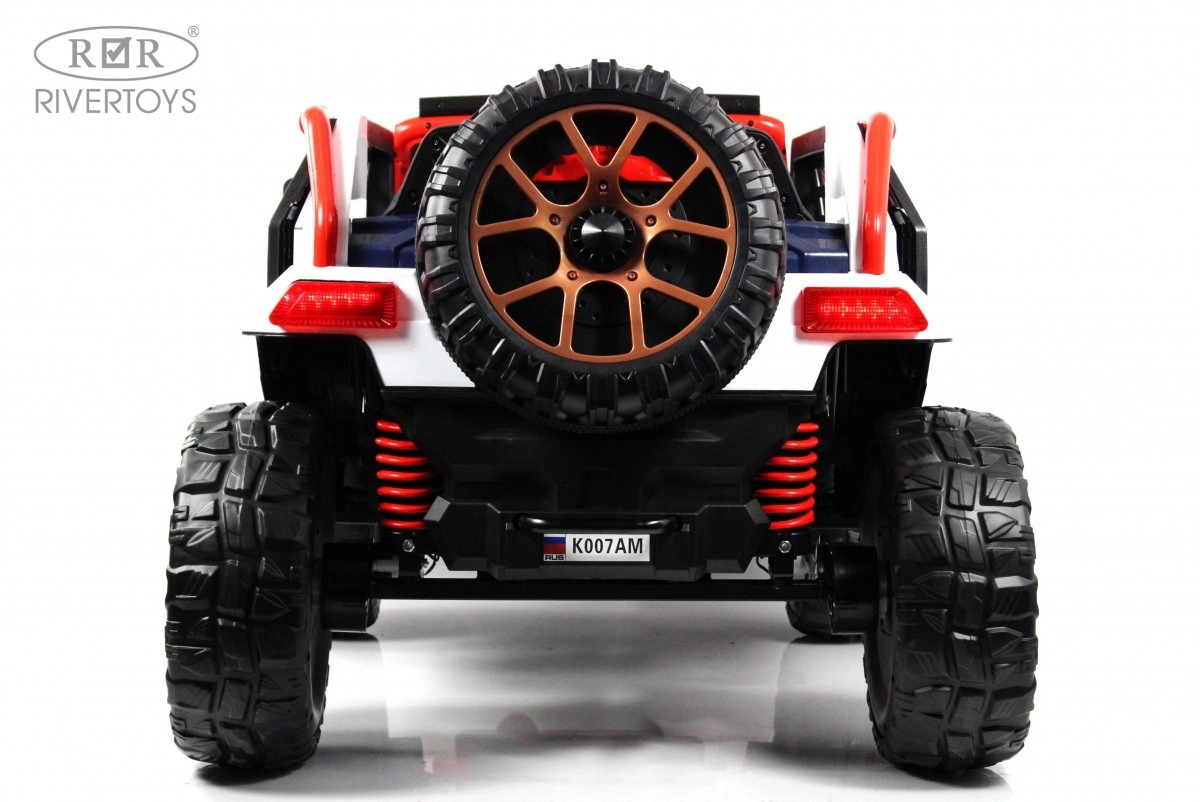 Детский электромобиль RiverToys K007AM белый 36wlk5aqk971r3bgixlvuyzwsbk90z35