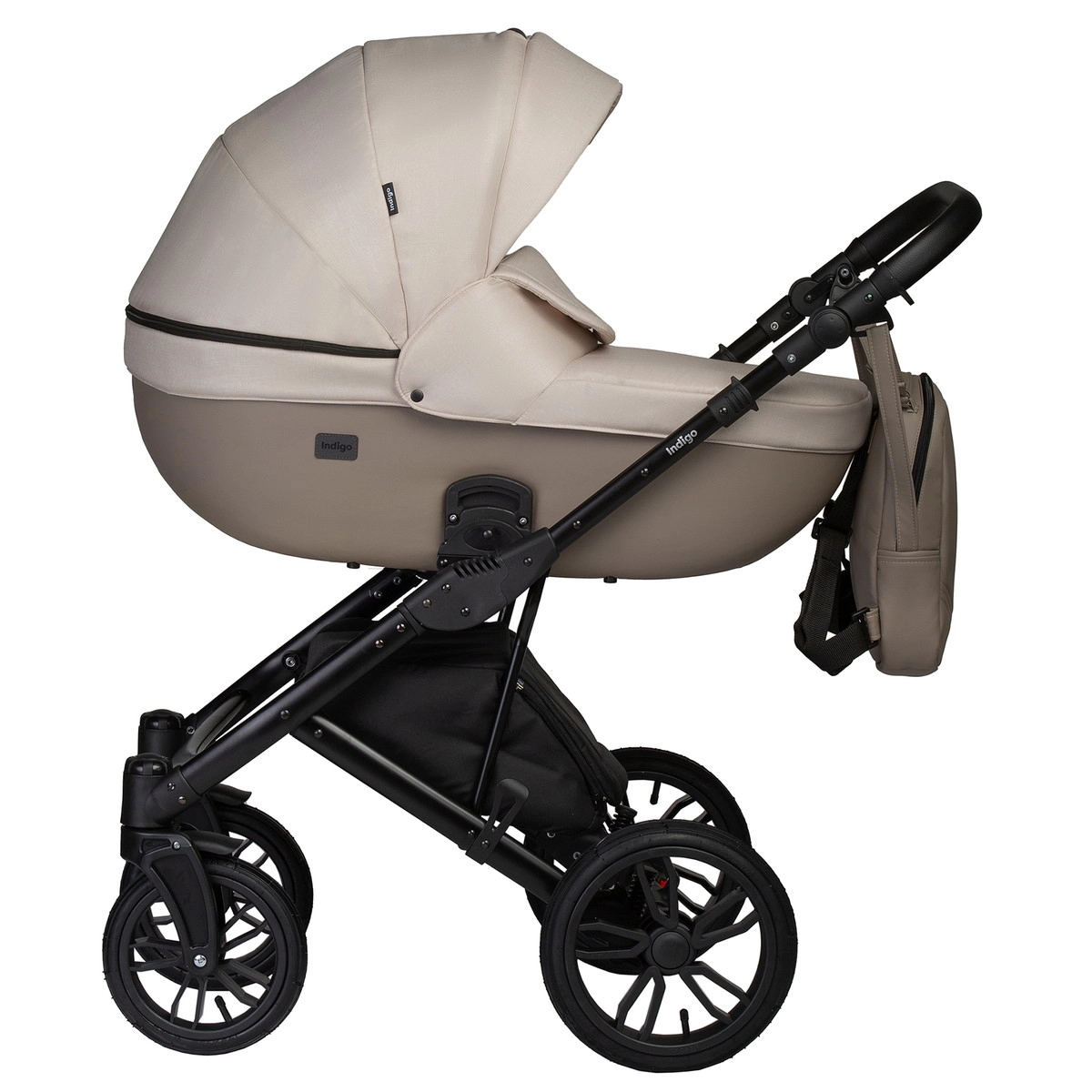 Детская коляска Indigo Mio S 2 в 1 03 т.бежевая кожа+св.бежевый cqi63b3dhwuxjd1iw1qlntubrolejtry