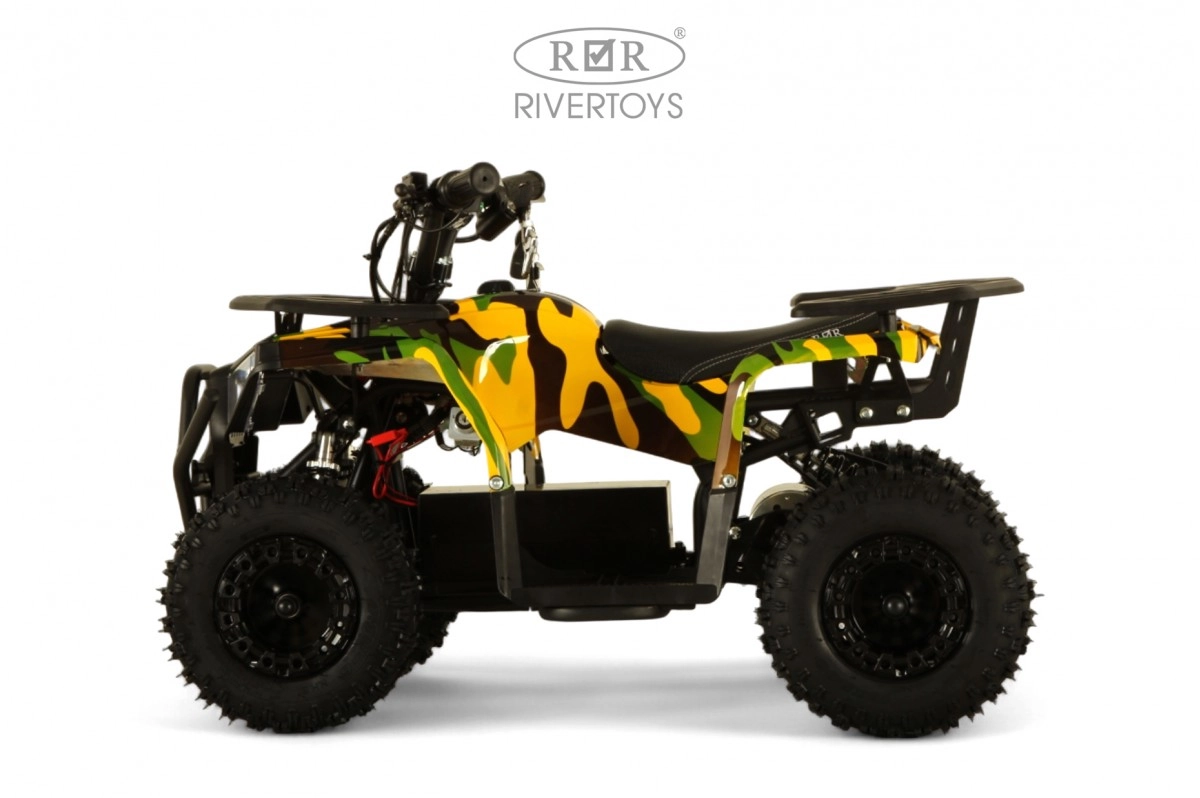 Детский электроквадроцикл RiverToys MIKA желтый камуфляж plhbkdrqnmy8odzmp5sz38bzy74g2hcj