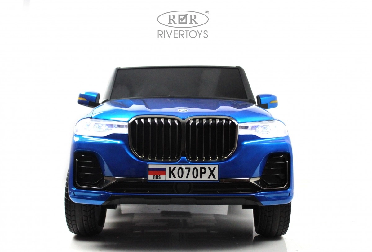 Детский электромобиль RiverToys K070PX синий глянец wz8m8rw1ot4db8yvl2r0whq4hky3mpf5