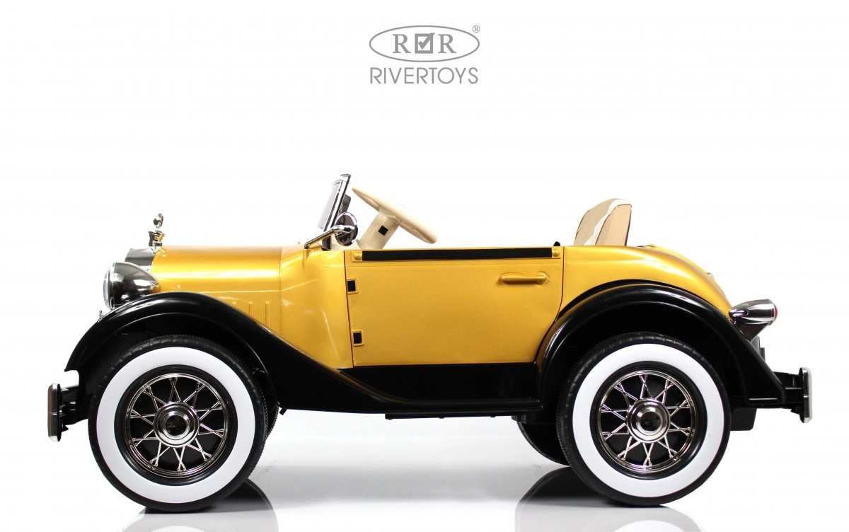 Детский электромобиль RiverToys X005XX черно-золотой o0kr920ox310lpdz60c46duvzqd8ww3d