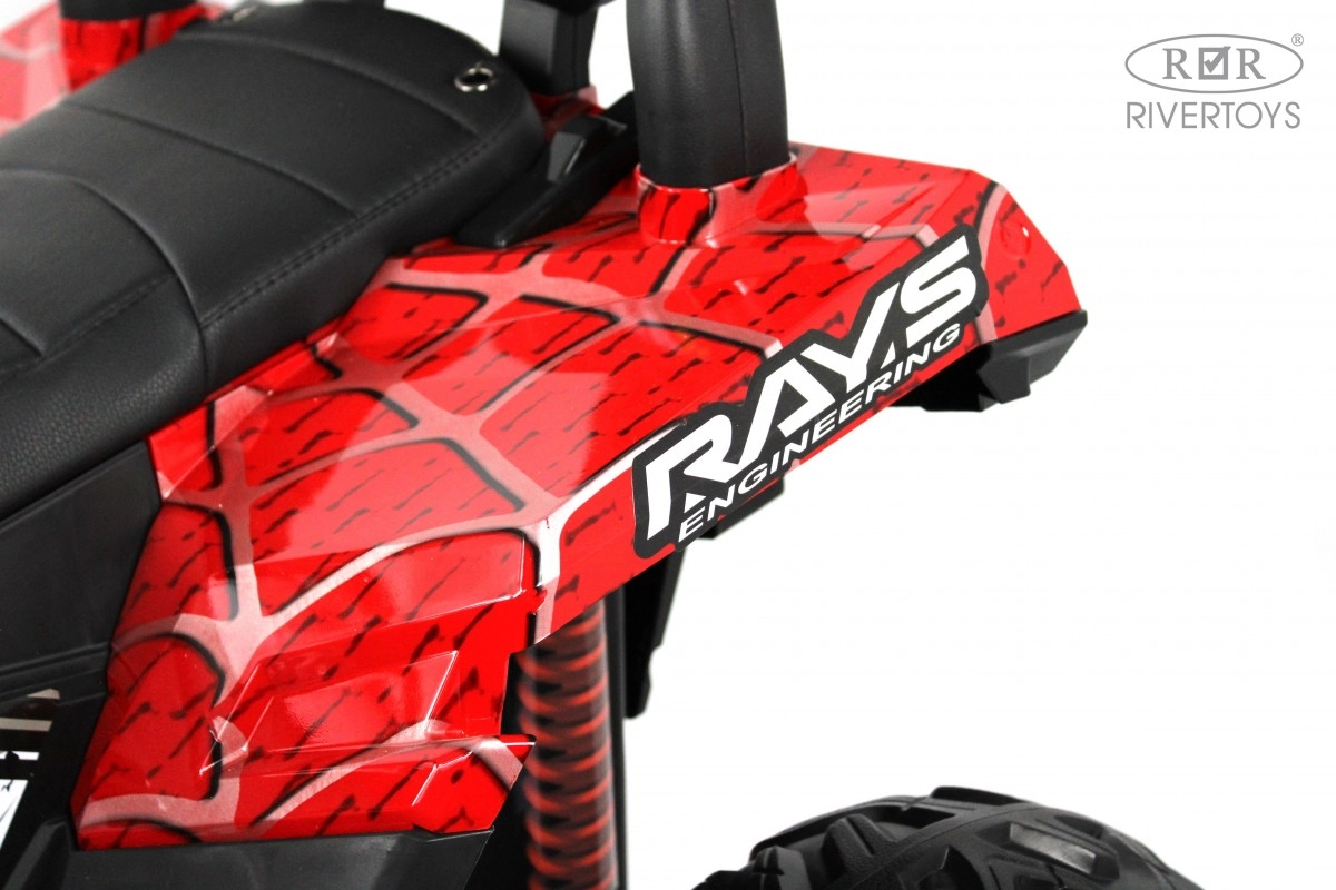 Детский электромобиль RiverToys X999XX красный спайдер srlu8rh6w7koaq87ql381nfxglsw73uk