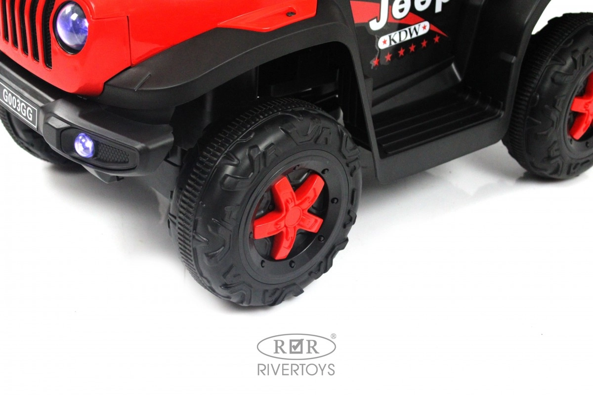 Детский электромобиль RiverToys G003GG красный 6b82fdq39y0tle641lhiptdf2us6qgky