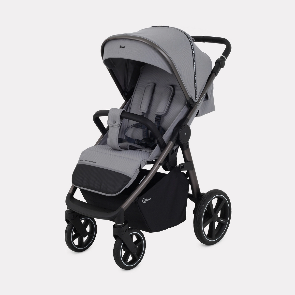 Прогулочная коляска RANT CASPIA 2.0 Grey 108134818-progulochnaya-kolyaska-rant-caspia-20-grey