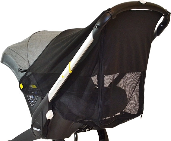 Защита от солнца c москитной сеткой Doona 360° Protection Doona +/Doona i (Black)