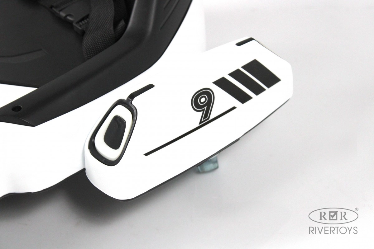 Детский электромобиль RiverToys K009PX белый 27uf75fxtehltrgis4rkik9aa2mf92kv