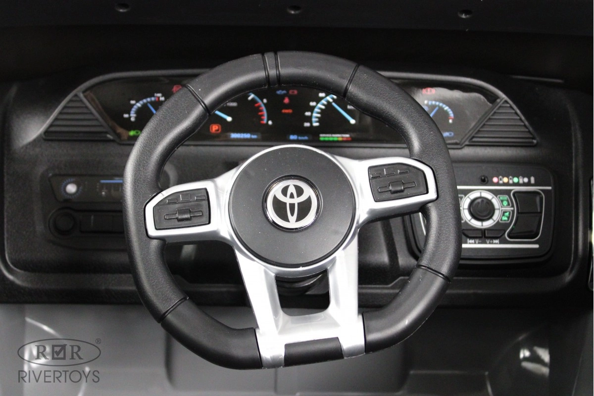 Детский электромобиль RiverToys Toyota Tundra G444GG серый 3rk4p8sfnkaei52lk5evftunfba1jkf2