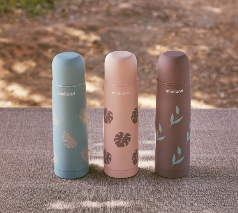 Детский термос для жидкостей Miniland Terra Thermos 500 мл бирюзовый/пальмы 6wxjgokfa700iufrevu3mmtyiodzjvos