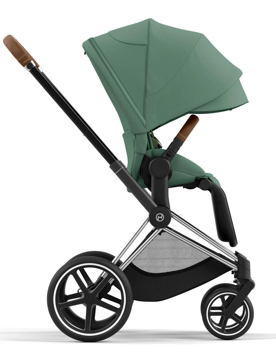 Коляска 2 в 1 Cybex Priam IV (шасси Chrome Brown) Leaf Green 926a4u10qvq6820xk7xenleiybcdv9wg