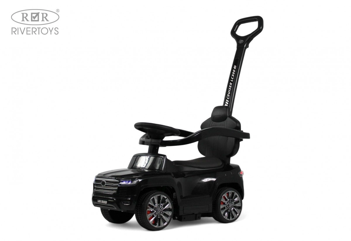 Детский толокар RiverToys Toyota Land Cruiser 300 Z002ZZ-A черный h3gxtw8lpux8cys7sa7hcmp072b26sr7