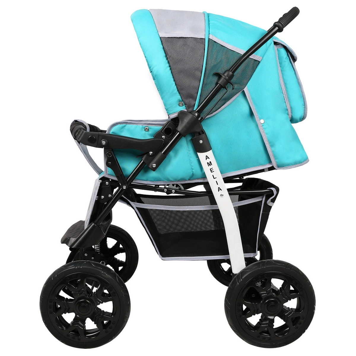 Прогулочная коляска Alis AMELIA I  бирюзовый+св.серый tvz6jxq7c4fbsc6gararuu1vhqjeqdqe