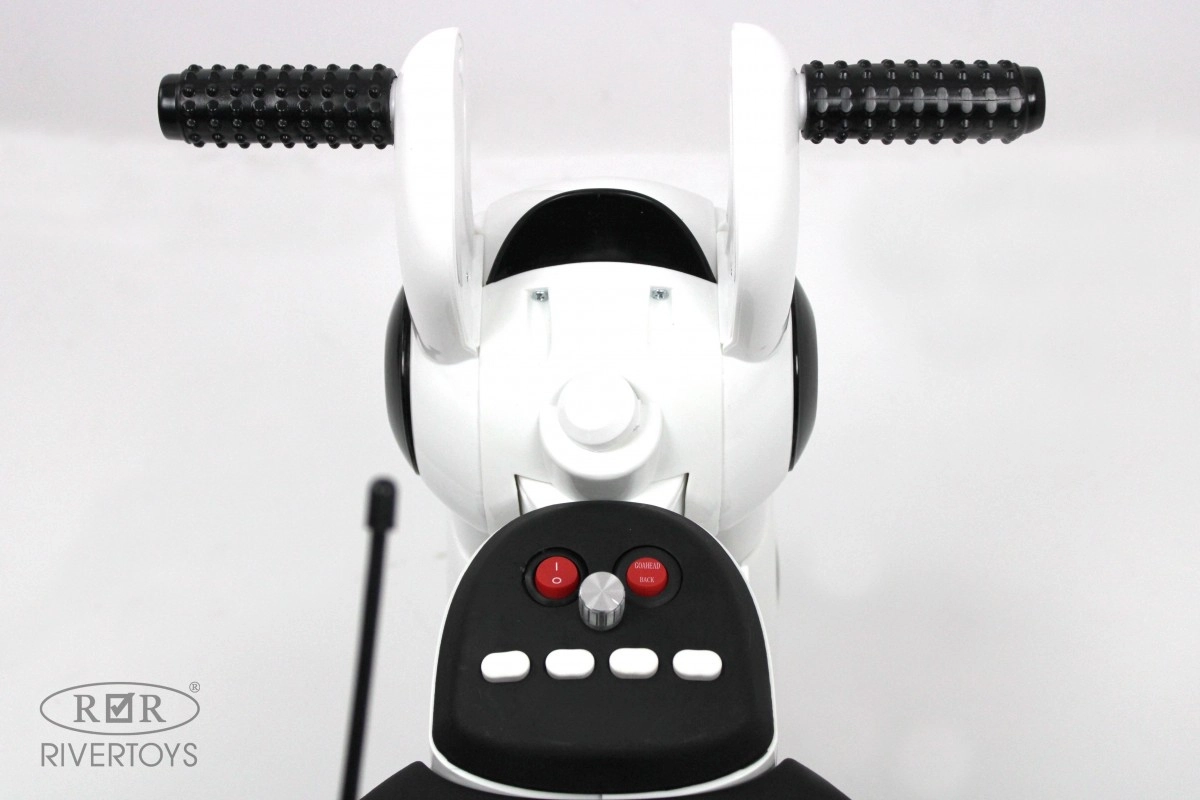 Детский электромотоцикл RiverToys Мoto HL300 белый hppmiyz8sdvk3jzhxsar2jebgt39i9nj